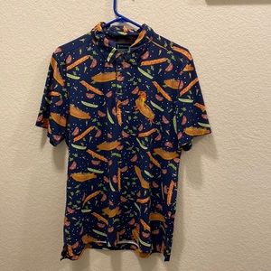 William Murray golf polo hot dogs